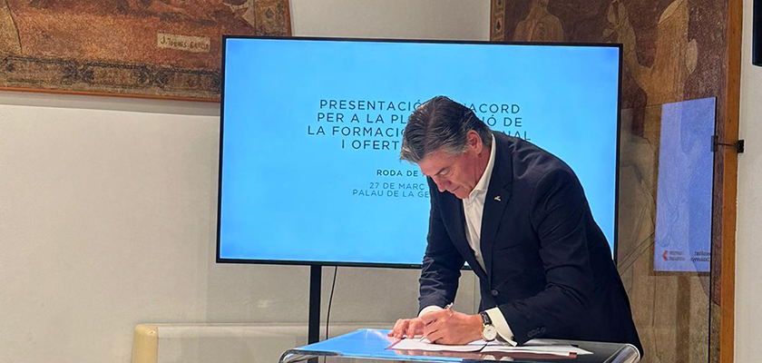 Acord per a la planificació de la Formació Professional