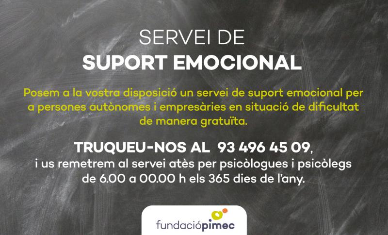 Renovem el servei de suport psicològic amb l’Ajuntament de Barcelona