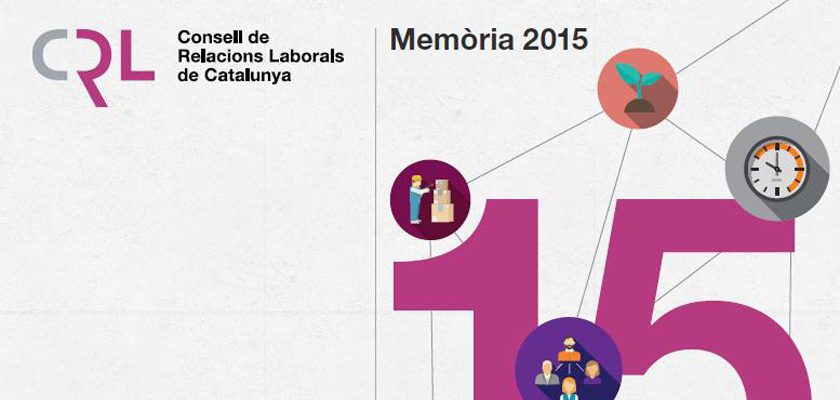 El Consell de Relacions Laborals presenta la memòria anual del 2015