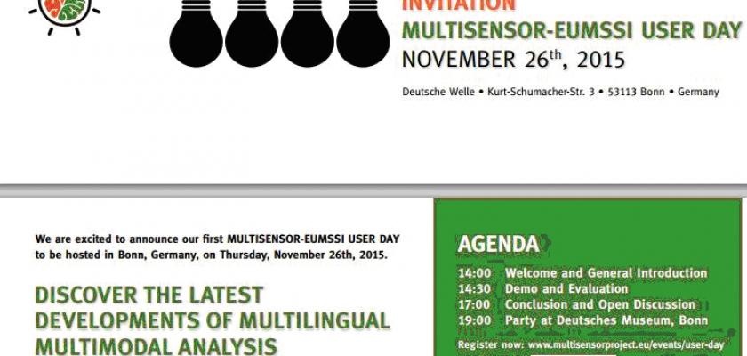 Multisensor to host an Open Day in Bonn