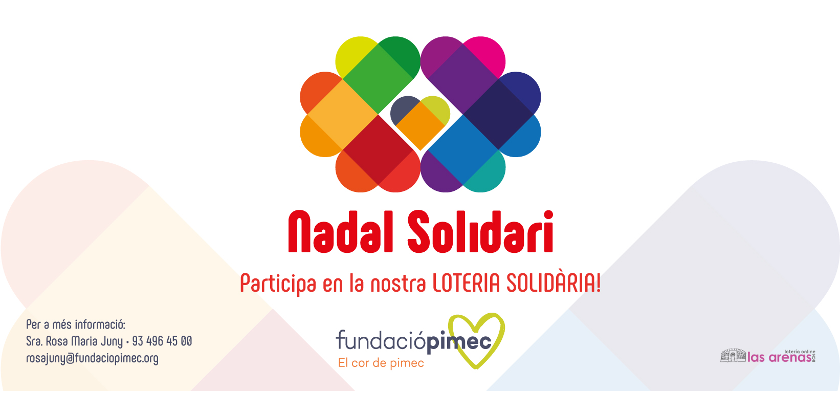 Solidaritat empresarial: compra la nostra loteria per Nadal!