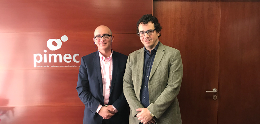 L’Associació d’Empreses Tecnològiques de Jordània visita PIMEC amb motiu del Mobile World Congress