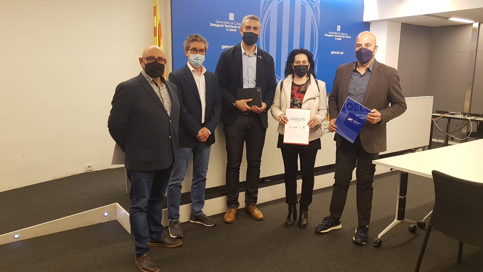 PIMEC Lleida, la COELL, UGT Lleida i CCOO Lleida demanen a l’Administració Pública acabar amb les di