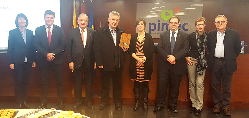 PIMEC Lleida, reconeguda com la millor seu de la patronal catalana durant el 2016