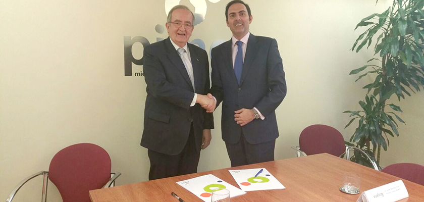 PIMEC i Vueling signen un nou acord de col•laboració per 2017