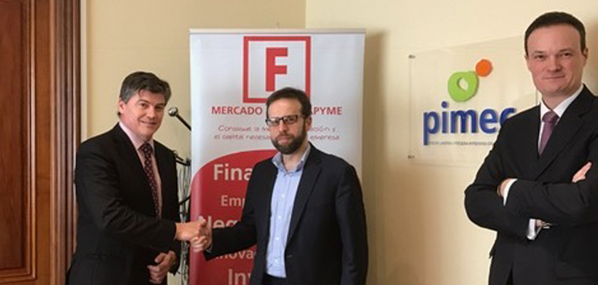 L'Associació Espanyola de FinTech i InsurTech i PIMEC signen un acord d'impuls financer a la pime