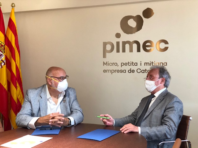 PIMEComerç i el Consell General de Cambres de la Propietat Urbana de Catalunya signen un conveni