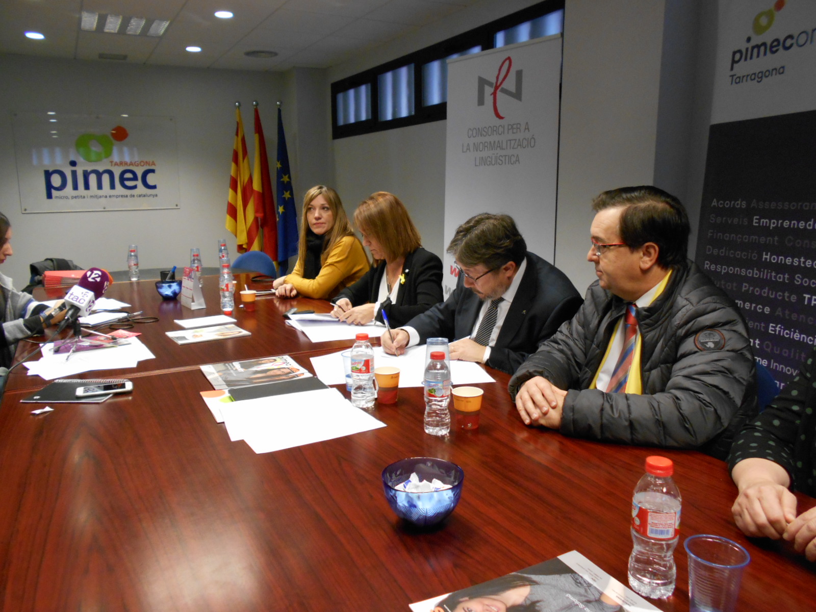 PIMEComerç Tarragona i el Centre de Normalització Lingüística col·laboraran per estendre el coneixem