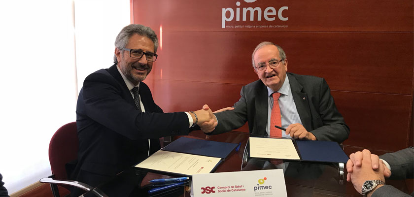 El Consorci de Salut i Social s’incorpora a PIMEC i treballaran conjuntament per reforçar la salut i