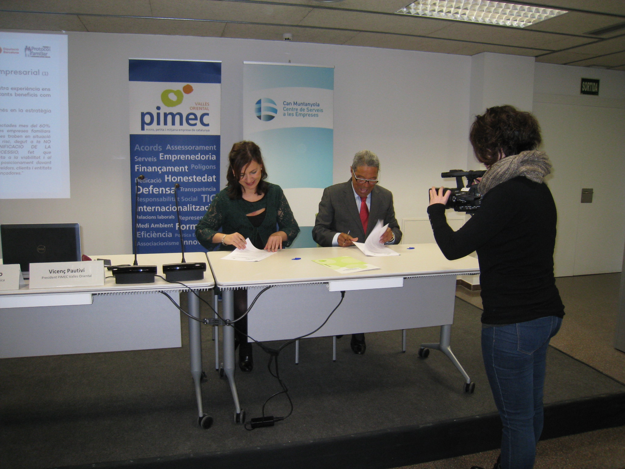 PIMEC Vallès Oriental i l’Ajuntament de Granollers signen un acord per garantir el procés de relleu 