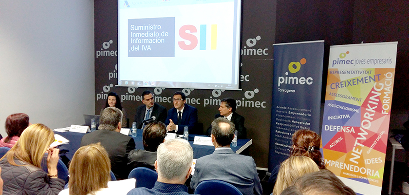 PIMEC explica el nou sistema de gestió electrònica de l'IVA arreu del territori català 