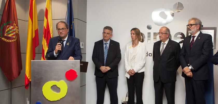  El president de la Generalitat, Quim Torra, inaugura la nova seu de PIMEC Lleida