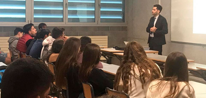 PIMEC Joves Vallès Oriental visita els alumnes de secundària de l’Escola Ginebró