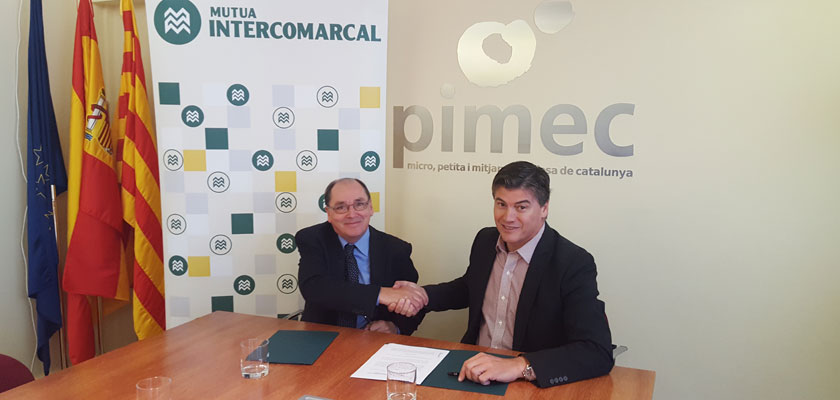 PIMEC i la Mútua Intercomarcal s’uneixen per promoure la cultura preventiva