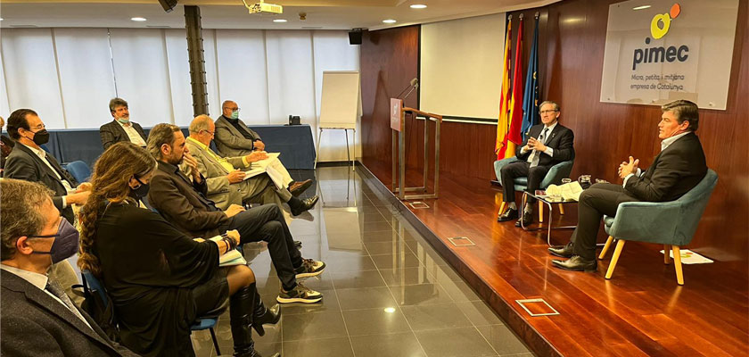El conseller Giró presenta els Pressupostos de la Generalitat al Comitè Executiu de PIMEC 