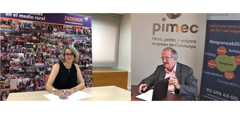 La Fundació PIMEC i FADEMUR oferiran assessorament i acompanyament a dones emprenedores i microempre