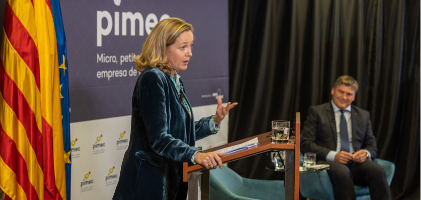 PIMEC demana a la vicepresidenta primera legislar pensant en les pimes perquè creixin i guanyin dime
