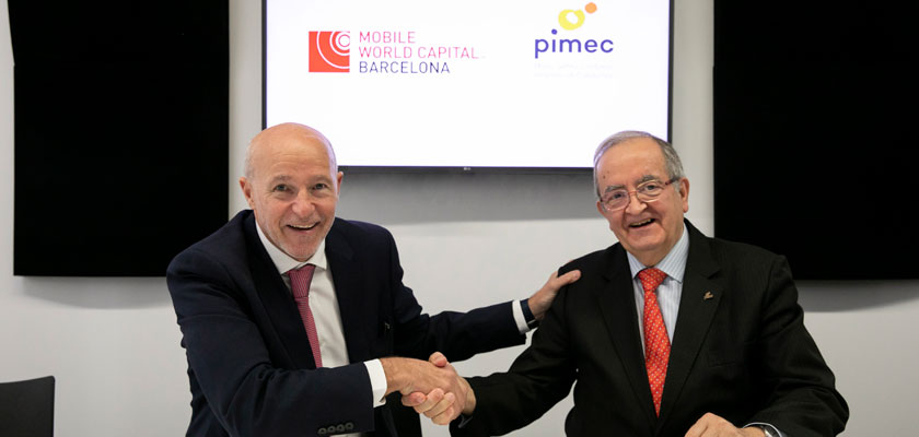 PIMEC i Mobile World Capital de Barcelona renoven l’acord per impulsar i fomentar la transformació d