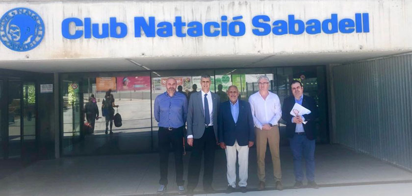 PIMEC Vallès Occidental visita les instal·lacions de Can Llong del Club Natació Sabadell
