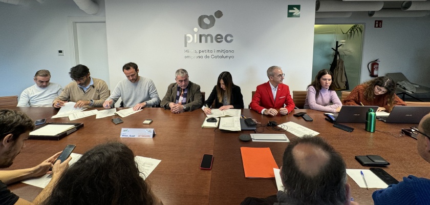  PIMEC, AECSA i UGT signen el primer conveni sectorial de vigilància, salvament i socorrisme aquàtic