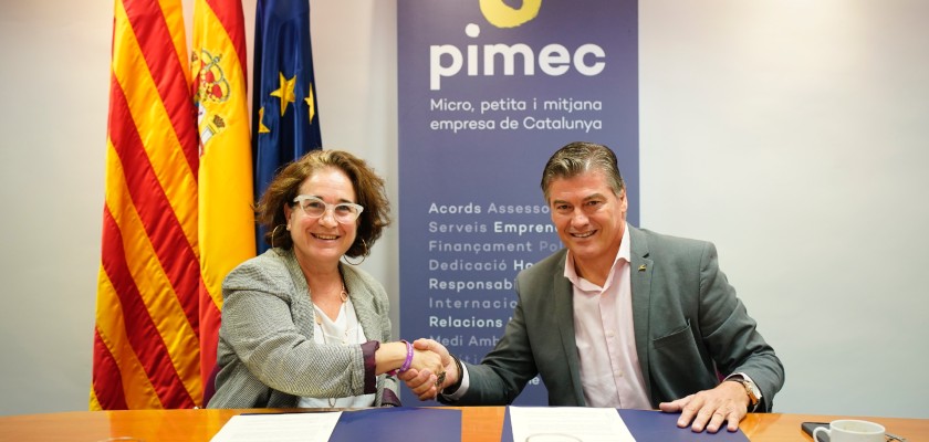 PIMEC signa un acord de col·laboració amb l’Associació de municipis per la Mobilitat i el Transport 