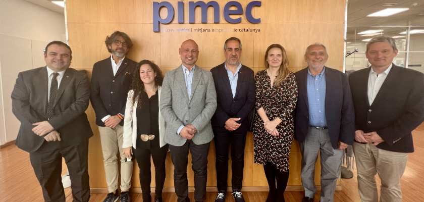 PIMEC Vallès Occidental es reuneix amb el delegat del Govern de la Generalitat a Barcelona per abord